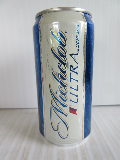 Michelob Ultra - 10oz - vertical blue & white - Click Image to Close